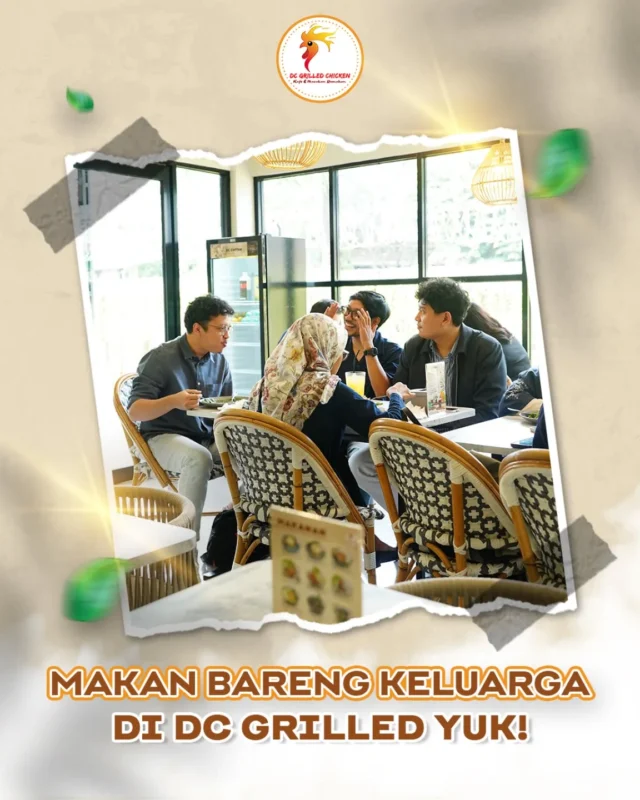 Momen makan bareng keluarga selalu punya cerita sendiri 🤍Dari tawa di meja makan, obrolan ringan, sampai rasa hangat yang datang dari hidangan Nusantara favorit-----DC Grilled Chicken📍Jl. Bintaro Permai No.29, RT.6/RW.1, Bintaro, Kec. Pesanggrahan, Kota Jakarta Selatan, Daerah Khusus Ibukota Jakarta 12330Jam operasional:⏰09.00-19.00📱Pemesanan via Whasapp:0813-1820-753✅Tersedia di Shopeefood, Grabfood, dan Gofood#dcgrilledchicken #kulinerbintaro #jakartakuliner