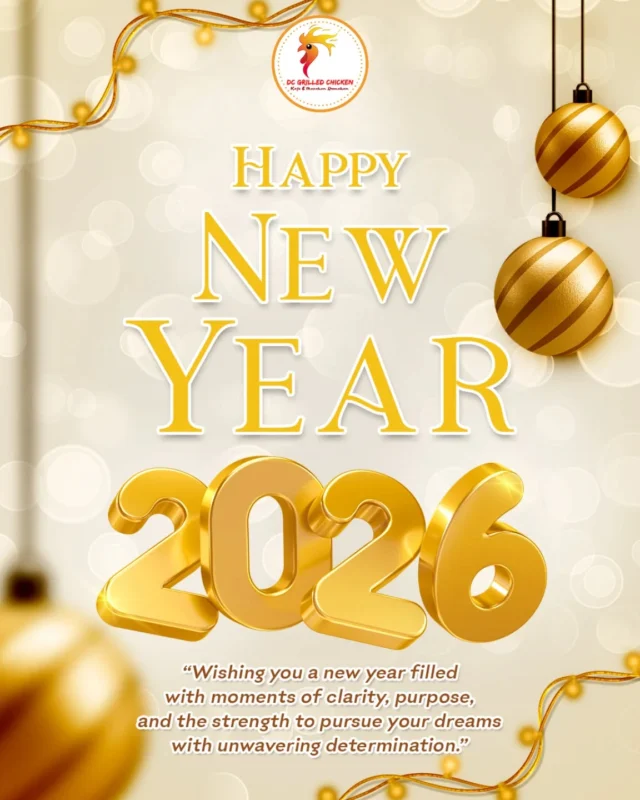 Selamat Tahun Baru ✨
Terima kasih sudah menjadikan DC Grilled bagian dari momen makan bersama keluarga, sahabat, dan orang terdekat sepanjang tahun ini.
Di tahun yang baru, kami siap terus menyajikan cita rasa Nusantara terbaik dengan kualitas yang konsisten.
Sampai jumpa di meja makan DC Grilled 🤍

-----
DC Grilled Chicken

📍Jl. Bintaro Permai No.29, RT.6/RW.1, Bintaro, Kec. Pesanggrahan, Kota Jakarta Selatan, Daerah Khusus Ibukota Jakarta 12330

Jam operasional:
⏰09.00-19.00

📱Pemesanan via Whasapp:
0813-1820-753

✅Tersedia di Shopeefood, Grabfood, dan Gofood

#dcgrilledchicken #kulinerbintaro #jakartakuliner