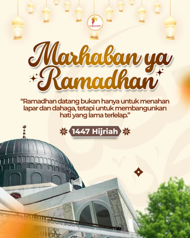 Di tengah langkah yang seringkali tergesa dan lisan yang terkadang tak terjaga, sampailah kita pada gerbang waktu yang paling dinanti. Selamat datang, **Ramadhan 2026**. Mari sejenak menepi dari riuh rendah dunia untuk menjemput damai di sujud-sujud malam yang panjang. Sebelum fajar pertama menyapa, izinkan saya memohon maaf atas segala khilaf, baik yang sengaja maupun tidak, agar hati kembali lapang untuk menampung keberkahan. Semoga di bulan yang suci ini, setiap detik lapar kita menjadi penggugur dosa, dan setiap doa yang terucap menjadi jembatan menuju ketakwaan yang lebih tinggi. *Marhaban ya Ramadhan 1447 H*, selamat menunaikan ibadah puasa untuk kita semua.

#ramadhan2026